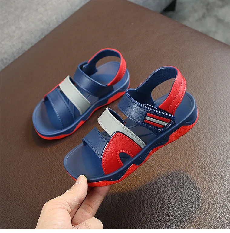 Детские сандалии для мальчиков лето г. обувь для мальчиков детские сандалии детские Нескользящие сандалии размер 26-35