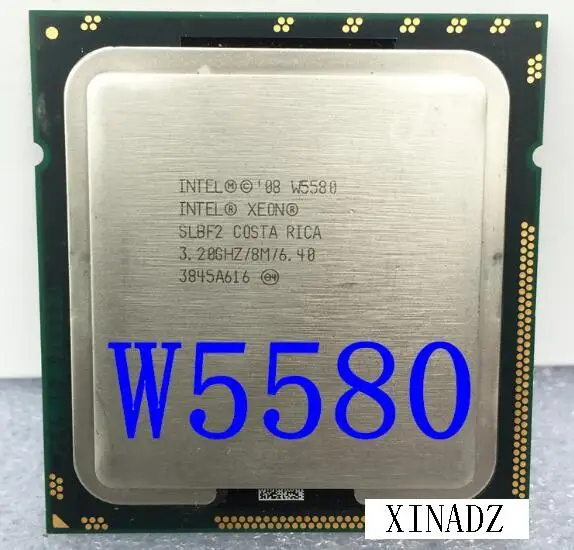 

W5580 Quad-Cores CPU 3.20GHZ/8MB LGA1366 SLBF2 CPU Processor