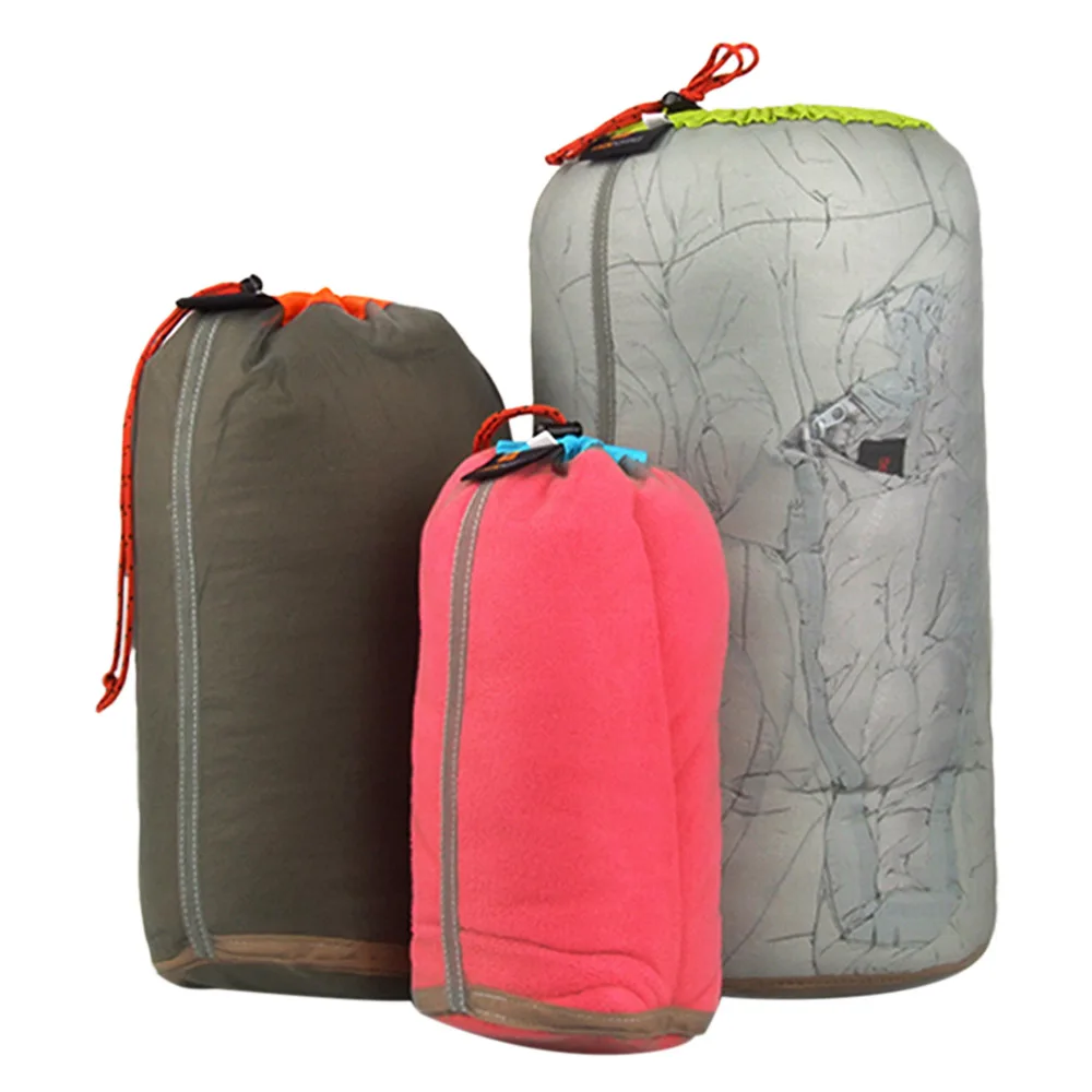 Ultralight Drawstring Mesh Stuff Sack Storage Bag Tavel Camping Outdoor 16x11'' 