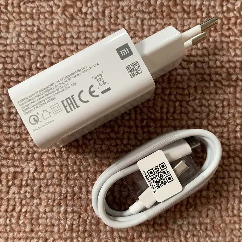 

Original XIAOMI 9 SE Fast Charger 12V/1.5A USB Quick Charging Cable For Mi CC9 5 6 6X 8 F1 A1 A2 Redmi Note 7 Pro 7A 6A 5 4X