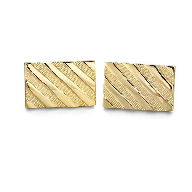 

rench shirt Drawing fringes cufflink for mens Brand designer Cuffs link Button male Gold High Quality Luxury Wedding Jewelry
