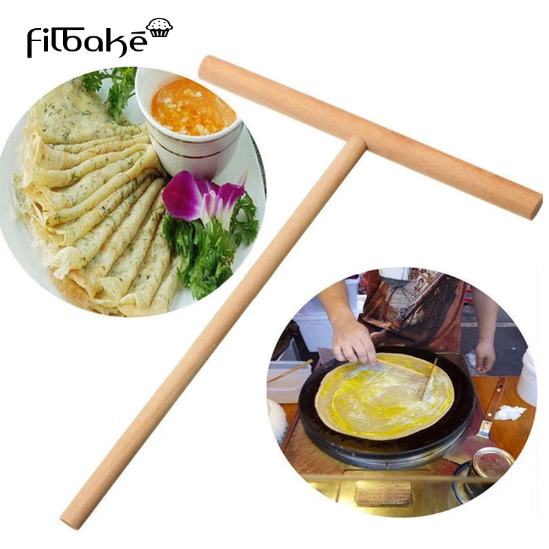 KitchenT Shape Spreader Maker Batter Stick Craft Tool Crepe Pancake Craft T