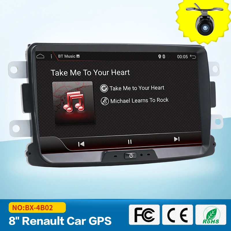 

Car Multimedia Player For Renault Dacia Duster 2010-2017 with gps wifi map Android 7.1 free Rear Camera