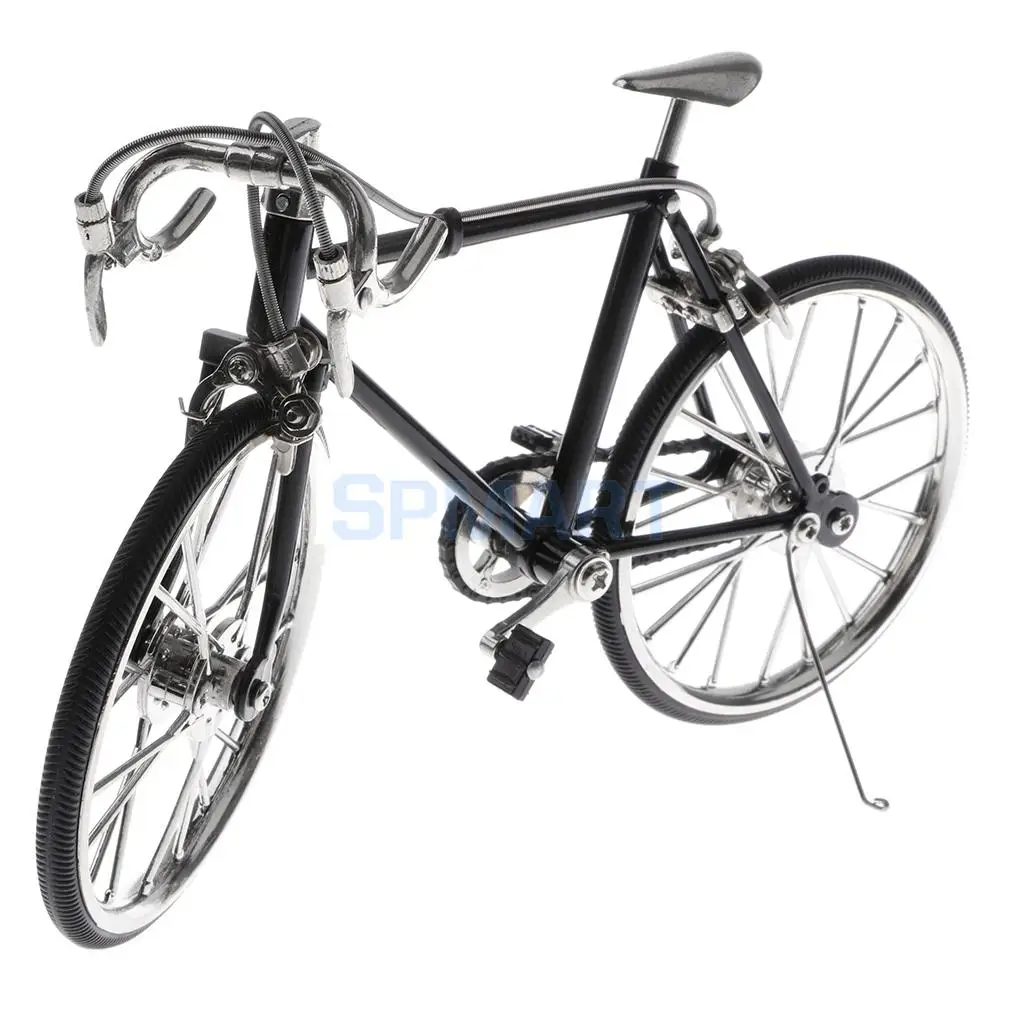 1:10 Scale Alloy Diecast Racing Bike Model Replica Bicycle Cycling Toy Desk Craft Collection Black