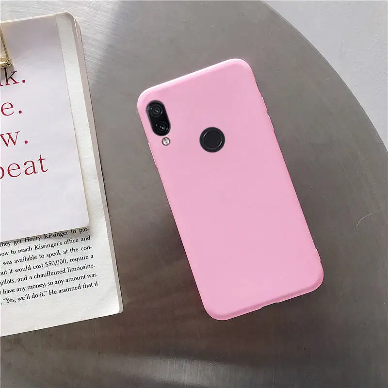 candy color silicone phone case on for samsung galaxy a5 a7 a3 a8 a9 star a50 a9s a8s a6s a6 soft tpu back cover - Цвет: deep pink