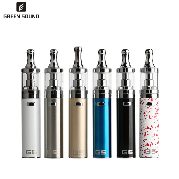 

Original GreenSound GS G5 All-in-One Starter Kit Electronic Cigarette 2200mAh Battery Mod 4ml Tank Atomizer Vape Pen Vaporizer