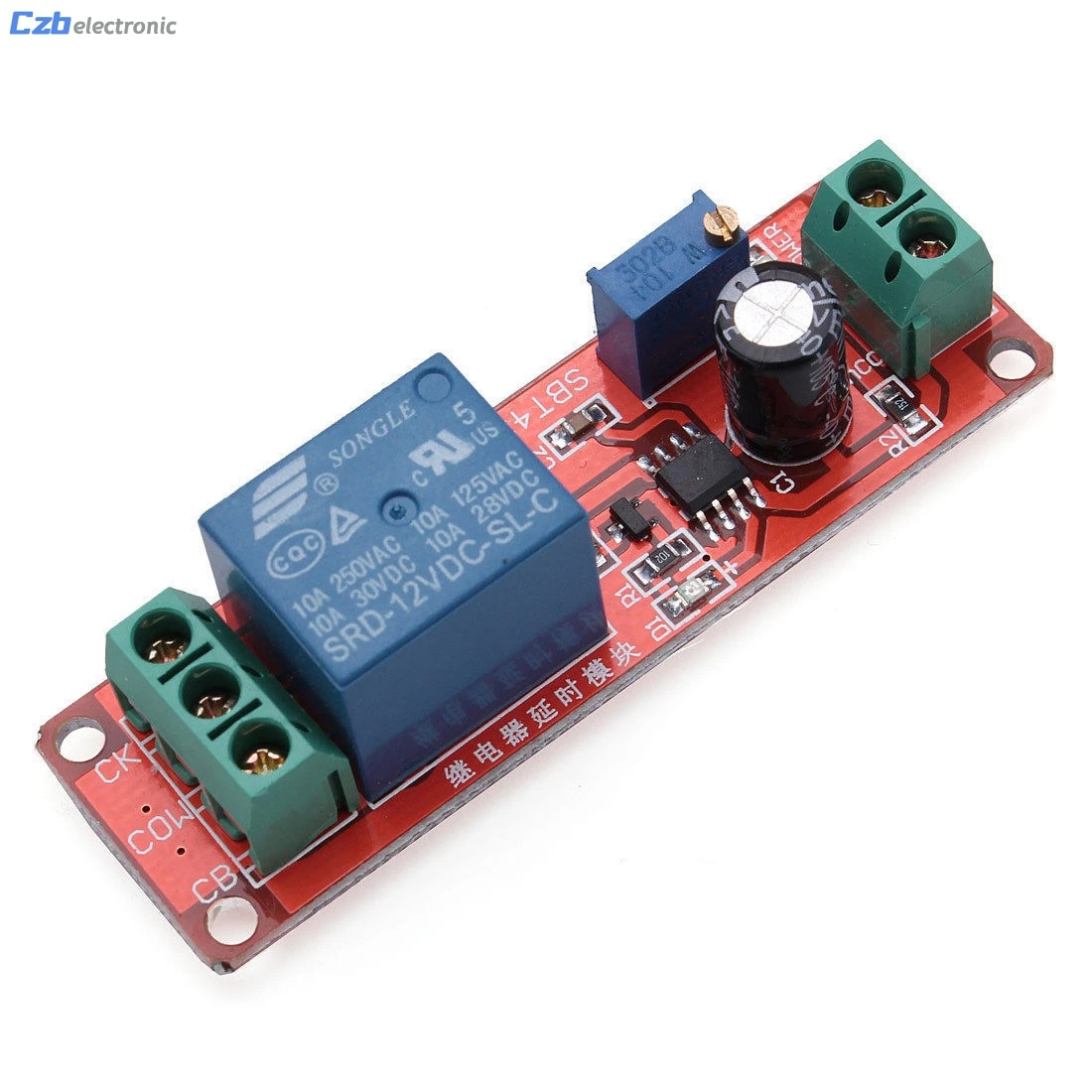 DC 12 В задержки реле Щит NE555 таймер Регулируемый Модуль 0 ~ 10 s|module 12v|module dcmodule relay 12v |