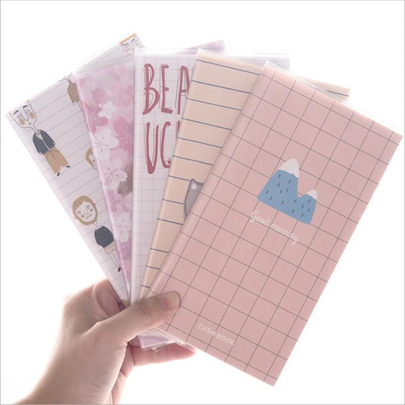 

4PCS MINI student notebook 48K hardcover portable pocket hand account this Japanese simple style notepad