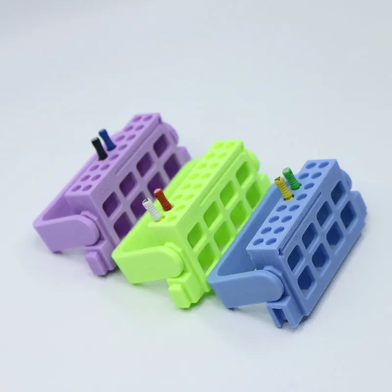 

3Pcs Endo Files Stand Holder Measuring Ruler 16 Holes Endo File Organizer Useful to Organize Dental Tools Dental Materials