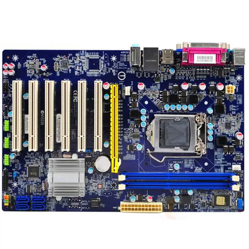 Оригинальная материнская плата для Foxconn H61AP DDR3 6PCI все твердотельные мониторы