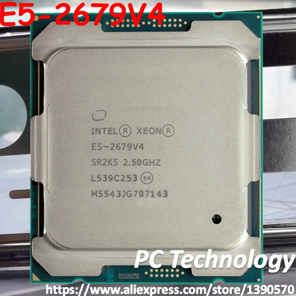 Intel Xeon E5-2679V4 Процессор 20-ядер 2,50 ГГц 50 Мб 14nm LGA2011-3 E5 2679 V4 процессор E5-2679 V4 E5 2679V4