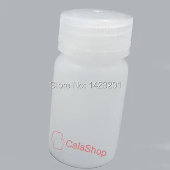 

60ml 10 pcs / Lot Empty Plastic Sample vial Storage bottle tube Lab counting screw cap container