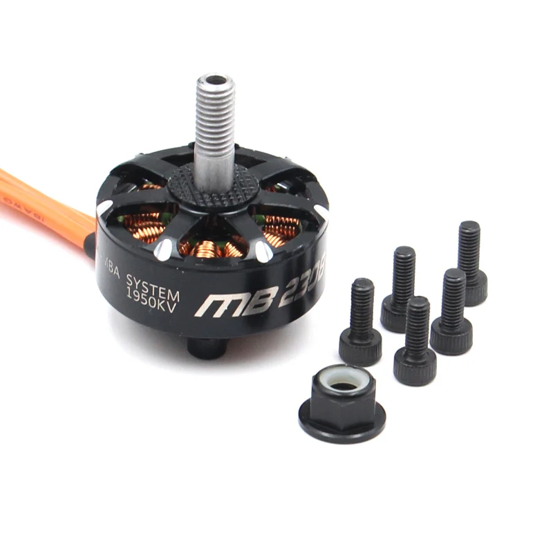Бесщеточный двигатель Mamba 2207 2306 2308 1750/1950/2450/2650KV 4 6S CW для гонок 1 шт.|Детали и