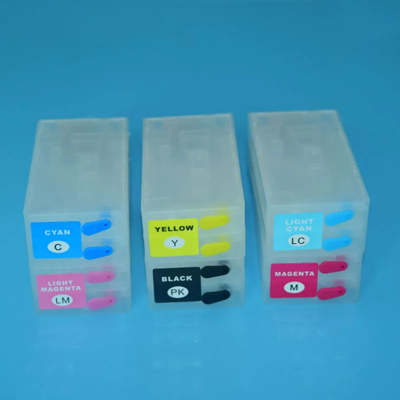 Pjic1-pjic6 Pp100 Refillable Ink Cartridge With Chip Resetter For Epson  Pp-100 Pp100n Pp100ap Printer - Ink Cartridges - AliExpress
