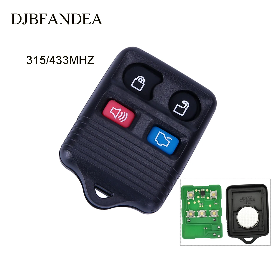 

DJBFANDEA Remote Car Key Transit Keyless Entry Fob 315MHz/433mhz For Ford Complete Remote Control Circuid Board Included