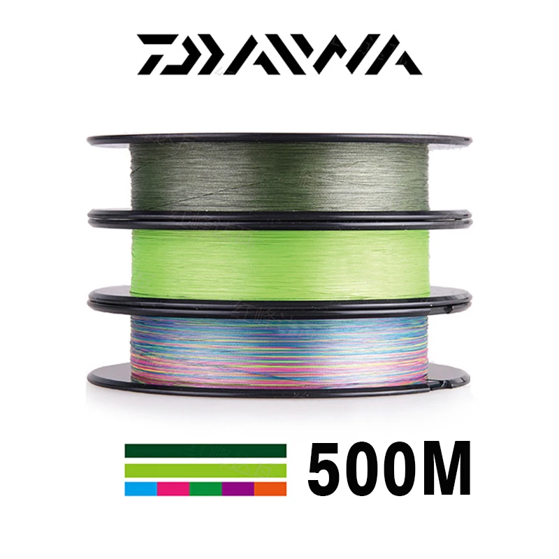 DAIWA J-BRAIDED леска плетеная леска 500 м супер сильная многонитевая леска для ловли карпа 30LB-80LB