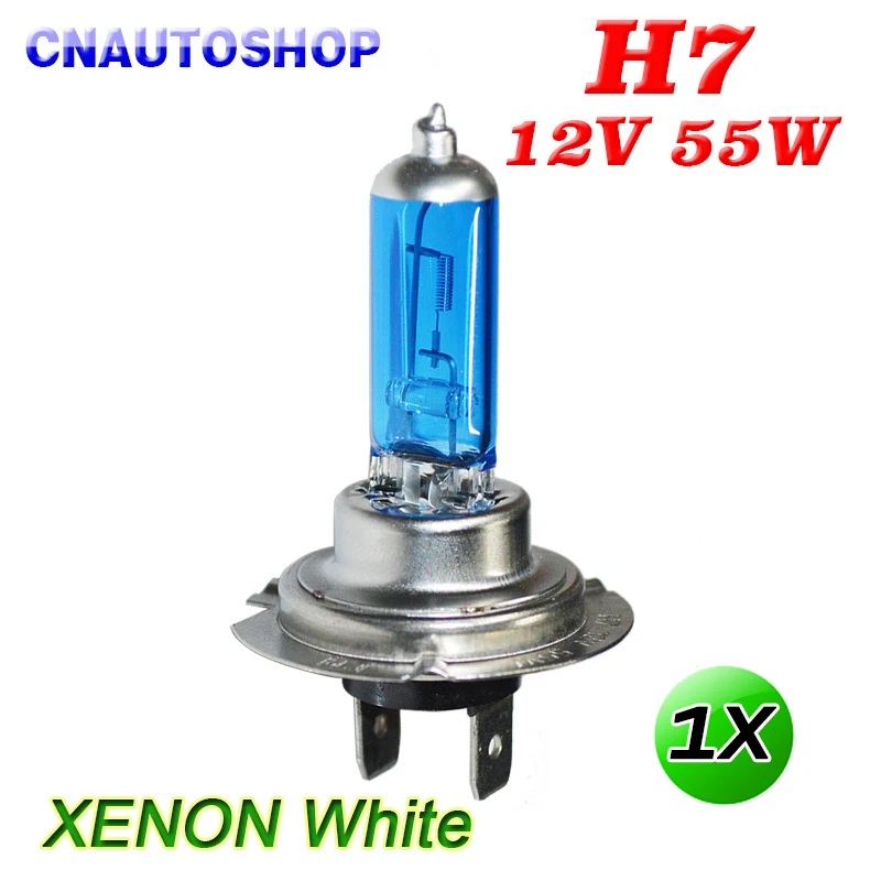 H7 Halogen Bulb 12V 55W Xenon Bright Dark Blue Quartz Glass Car Headlight Super White Auto Lamp
