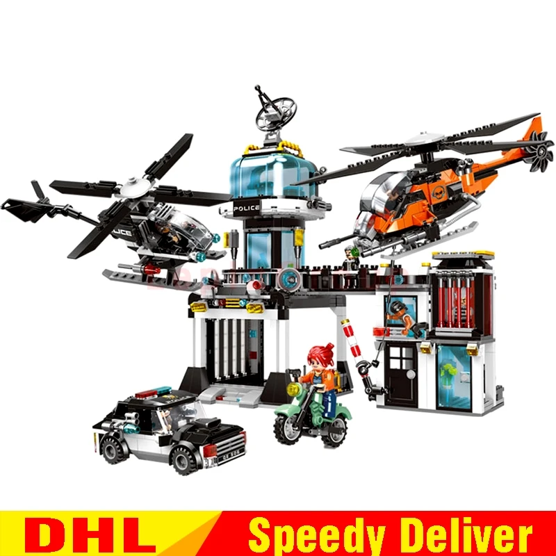 

XINGBAO 10001 City Police Series The Police Operational Command Station Set Building Blocks Bricks Kids Toys Model Birthday Gift