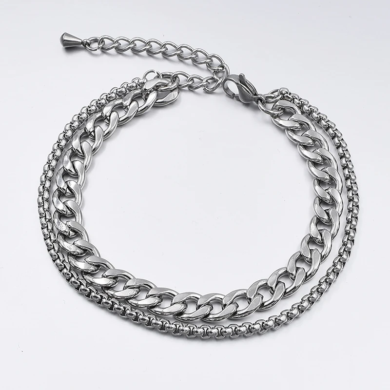Stainless Steel Anklets For Women Beach Foot Jewelry Leg Chain Ankle Bracelets Men or Women Holiday Accessories 2025 New