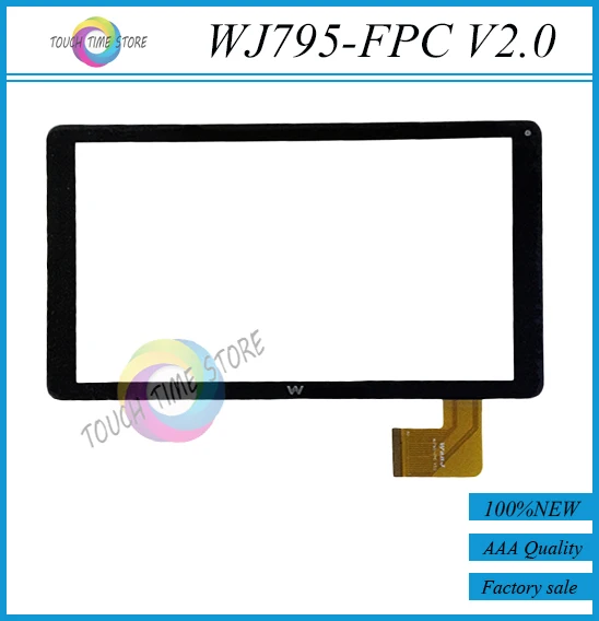 

Free shipping 10.1 inch touch screen 100% New touch panel,Tablet PC touch panel digitizer WJ795-FPC V2.0