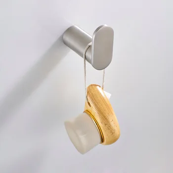 

Bathroom Accessories Robe Hook Solid Brushed Stainless Steel Towel Coat Metal Wall Hooks Hat Hanger
