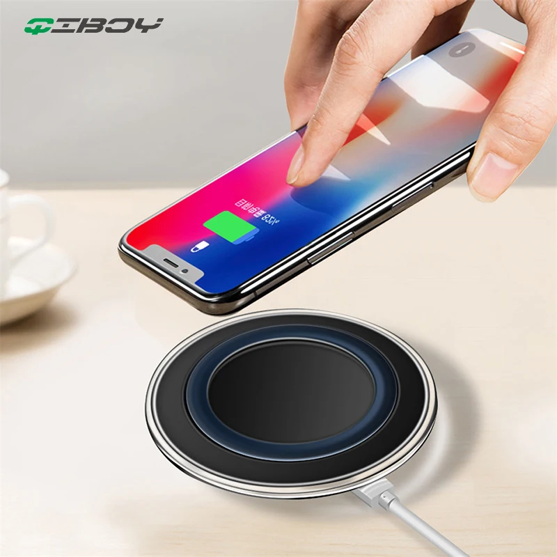 

QI Wireless Charger For IPhone X Xs MAX Induction Charger Fast Charging For Samsung S9 S10 Xiaomi mi9 Charging Pad Dock Station