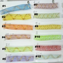 16 мм Высокое качество женские волосы для наращивания нейлон трубчатые кринолин неметаллические полосы cyberlox 60 ярдов