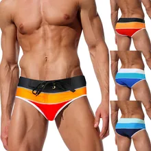 MUQGEW Модные мужские сексуальные градиентные плавки пляжные плавательные шорты трусы бикини feminino