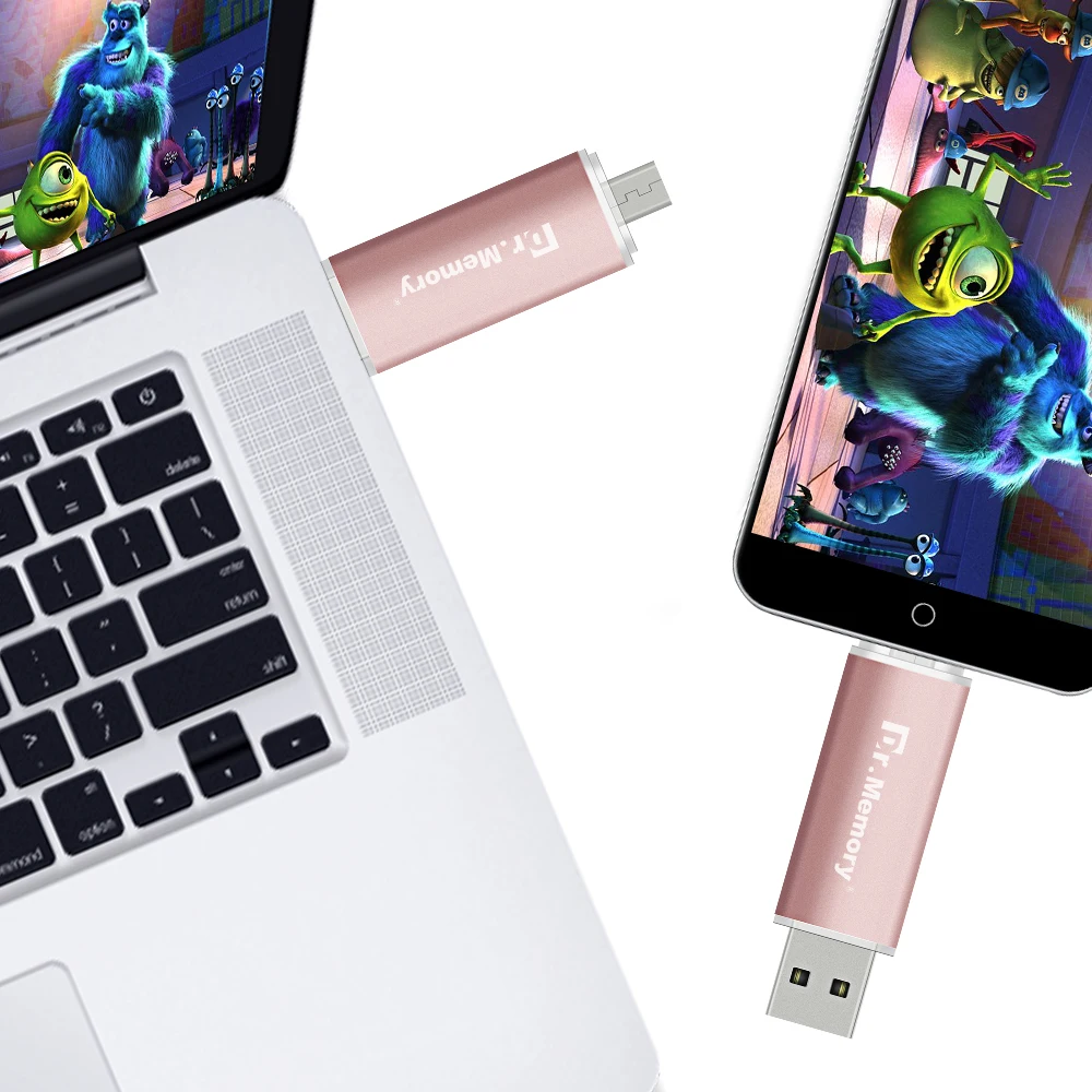 Флеш накопитель Dr.memory OTG USB 4 ГБ 8 16 32 64 флешка 128 Micro для телефонов Samsung Android|64gb pen drive|otg
