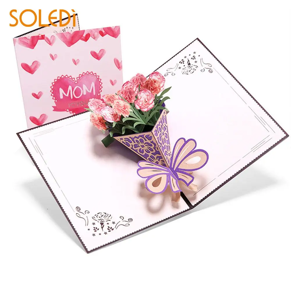 beautiful greeting card 3d paper craft 3d pop up cards