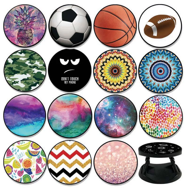 

Expanding Phone Stand and Grip Finger Ring Phone Bracket Sockets Phone Holder For Samsung Stand Holder