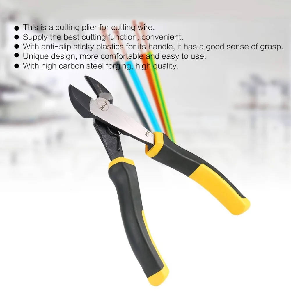 

TNI-U TU-2202 200mm Diagonal Pliers High quality Hardness stainless steel Pliers Industrial grade Diagonal cutting pliers