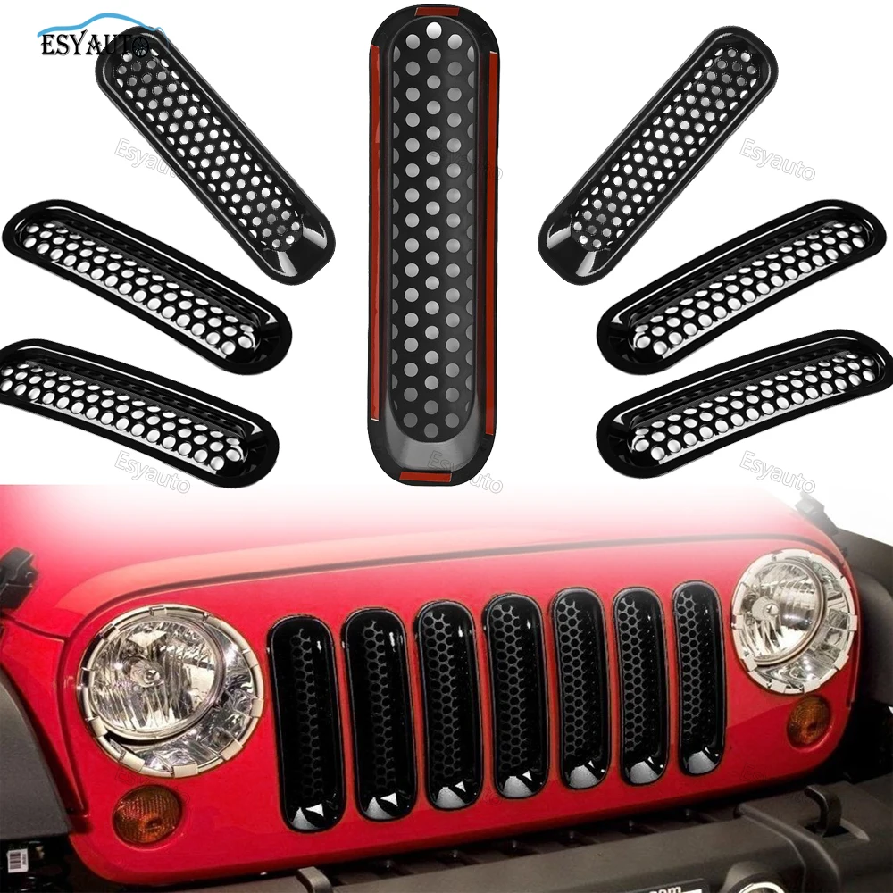 Buy Black Mesh Front GrilleTrim Cover Car Protection