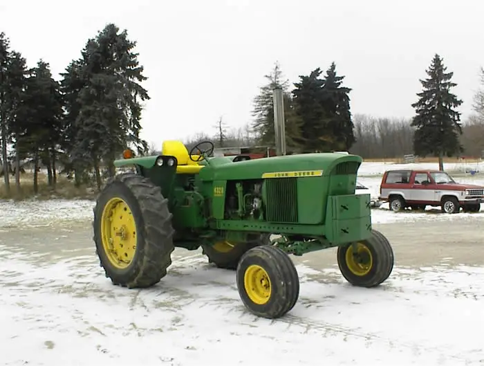 KNL HOBBY J Deere 4320 сельскохозяйственный трактор сплав модель автомобиля Подарочная коллекция безопасности Act ERTL 1:16