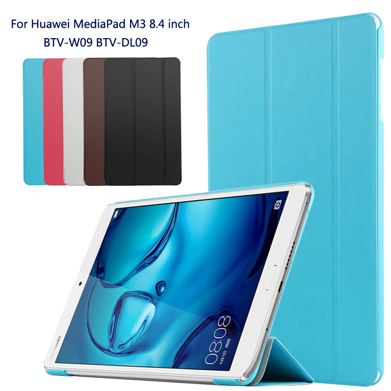 

Fashion original case ultra thin cover case For Huawei MediaPad M3 BTV-W09 BTV-DL09 8.4 inch tablet pc + Film + Stylus