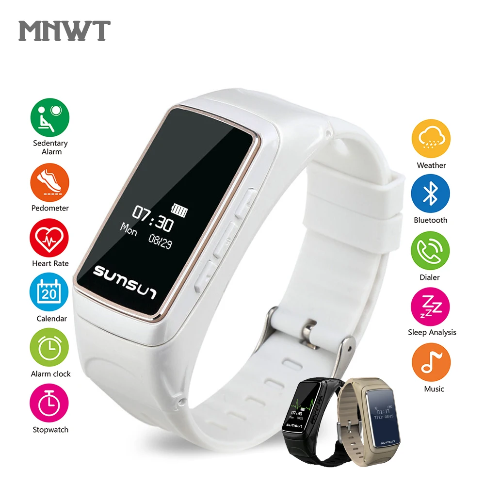 Najtaniej Oryginalny zegarek MNWT B7 inteligentne zegarki sportowe i funkcja zestawu słuchawkowego zegarki na rękę kobiety mężczyźni wielofunkcyjna bransoletka dla iOS Android