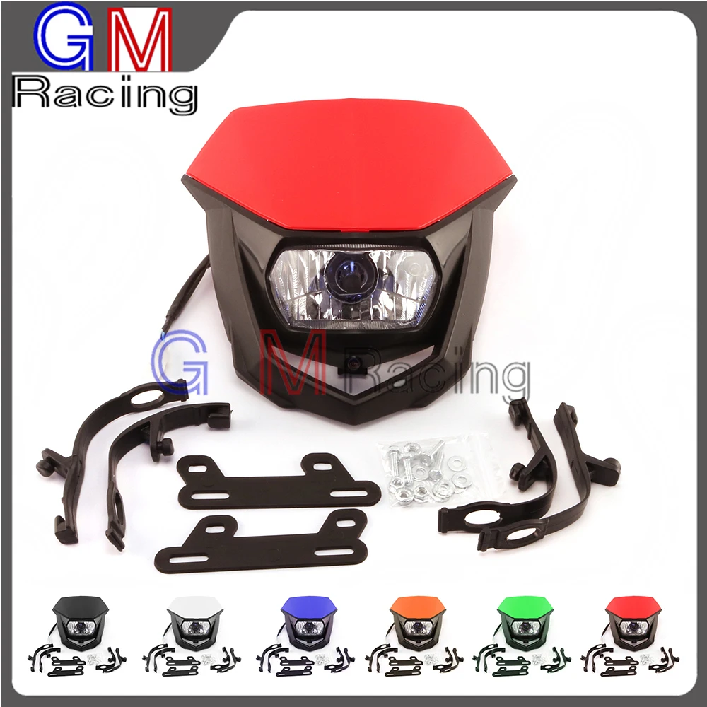 Universal Headlights Headlamp For SUZUKI YAMAHA HONDA KAWASAKI XR CRF
