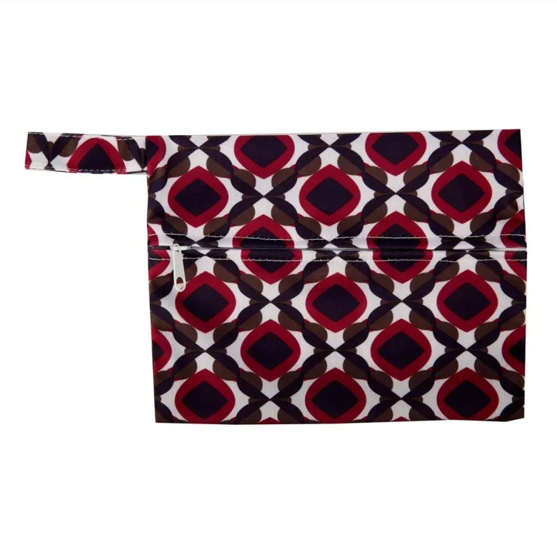 [Sigzagor] 1 маленькая мокрая сумка многоразовая для Mama Ткань гигиеническая менструальная подкладка тампон нагрудник на молнии - Цвет: M25