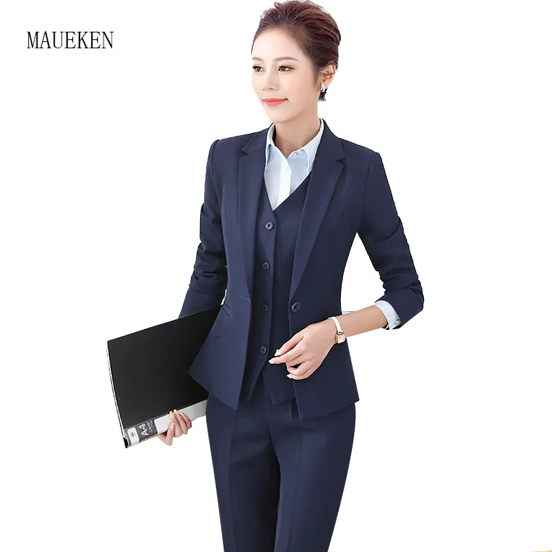 High Quality Women Blazer Long Sleeve Polyester Coats Feminine Office Clothes Elegant Temperament Solid Formal For | Женская одежда