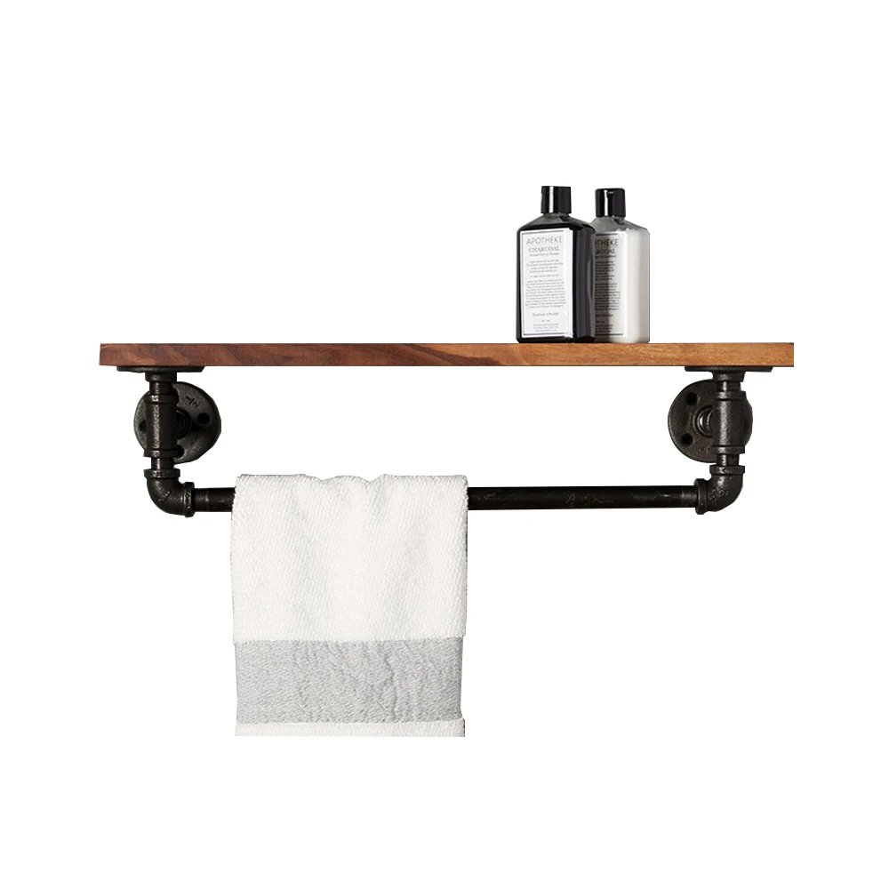 

Industrial Floating Pipe Wall Shelf