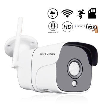 

CTVMAN Wireless Video Surveillanec IP Camera Outdoor Wifi 1080P 960P 5mp Camara IP Wi-fi Two Way Audio CCTV Bullet Mini Kamera