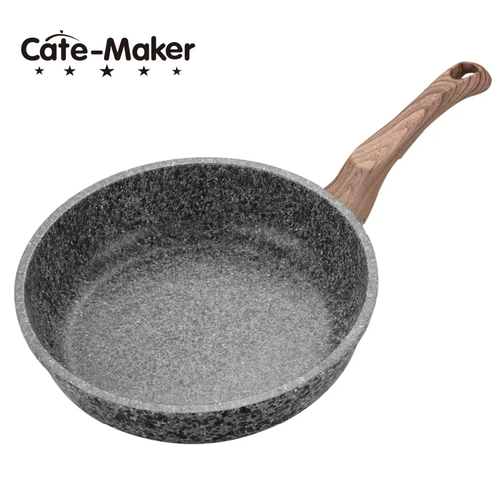 Marble Stone Nonstick Frying Pan with Heat Resistant Bakelite Handle