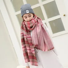 Women's winter Plaid Acrylic shawls, women's men's autumn winter scarves,Two-sided warm double scarves Women's winter Plaid Acrylic shawls, women's men's autumn winter scarves,Two-sided warm double scarves
