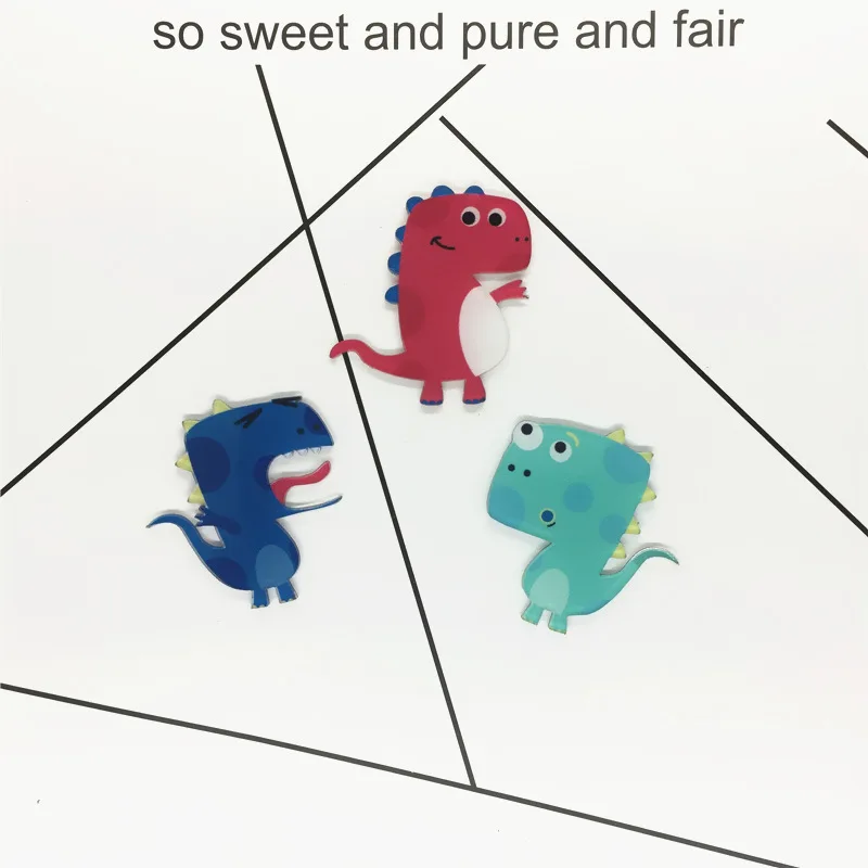 XINAHER 1 шт. мультфильм Динозавр значки на булавке Kawaii значок нашивки на рюкзаке значки на одежду акриловые значки