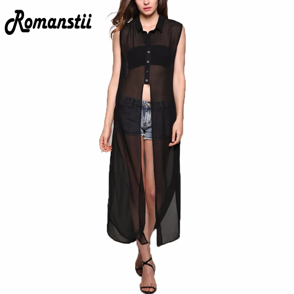 see through black cardigan