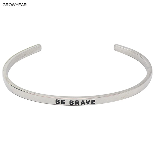 custom words cuff bangle