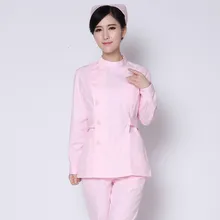 Одежда для медсестры зимняя одежда оральный костюм раздельный костюм Доктора стоматологический ICU рабочая одежда розовый косметолога одежда