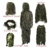 Trajes de camuflaje universales 3D ropa de bosque traje Ghillie de talla ajustable para caza ejército militar táctico juego de francotirador Kits ► Foto 3/3