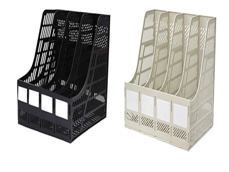 Free shipping Office Stationery File Box for Document Holding Black or