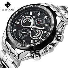 Luxury Brand Men Casual Quartz Watch Men Waterproof 50m Military Sport Watches Male Stainless Steel Wristwatch relogio masculino Luxury Brand Men Casual Quartz Watch Men Waterproof 50m Military Sport Watches Male Stainless Steel Wristwatch relogio masculino